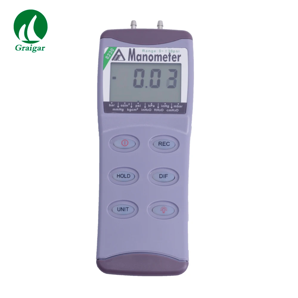 AZ8230 Digital Differential Pressure Meter Manometer Range 0~30psi | Инструменты