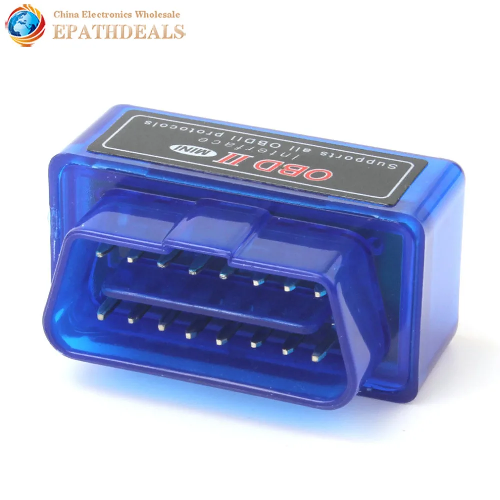 Super Mini OBD2 ELM327 Bluetooth Scanner V2.1 ELM 327 Auto Car Code ...