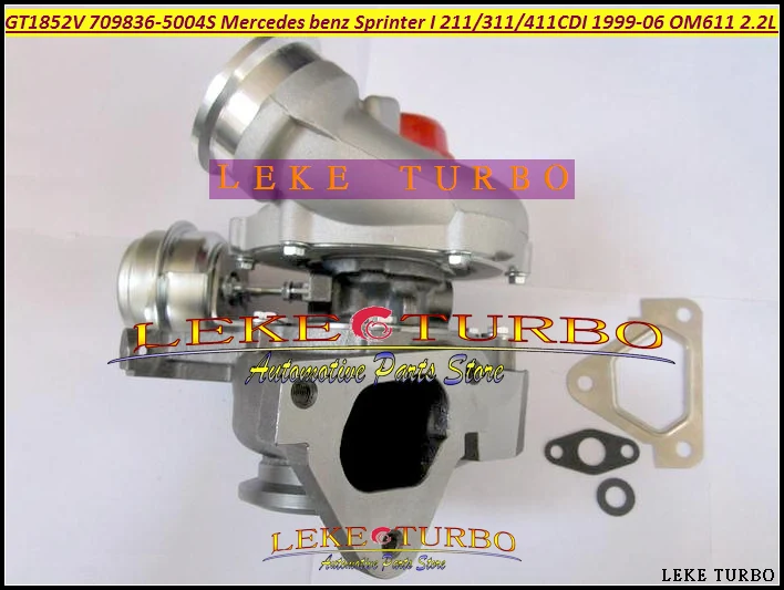 GT1852V 709836-5004S 709836 A6110960899 Turbocharger Turbo For Mercedes benz Sprinter I Van 211CDI 311CDI 411CDI 1999-06 OM611 2.2L 141HP (2)