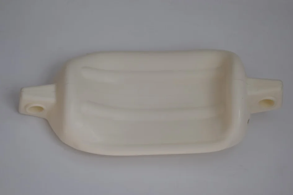 

White D5.5*20inch Boat Fender Twine Eye Bumpers Mooring Protection,Inflatable Mooring Guard Fender