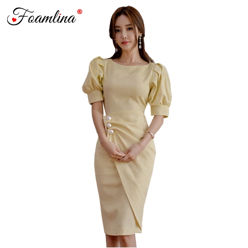 Buy Foamlina Women Elegant Yellow Work Business Pencil