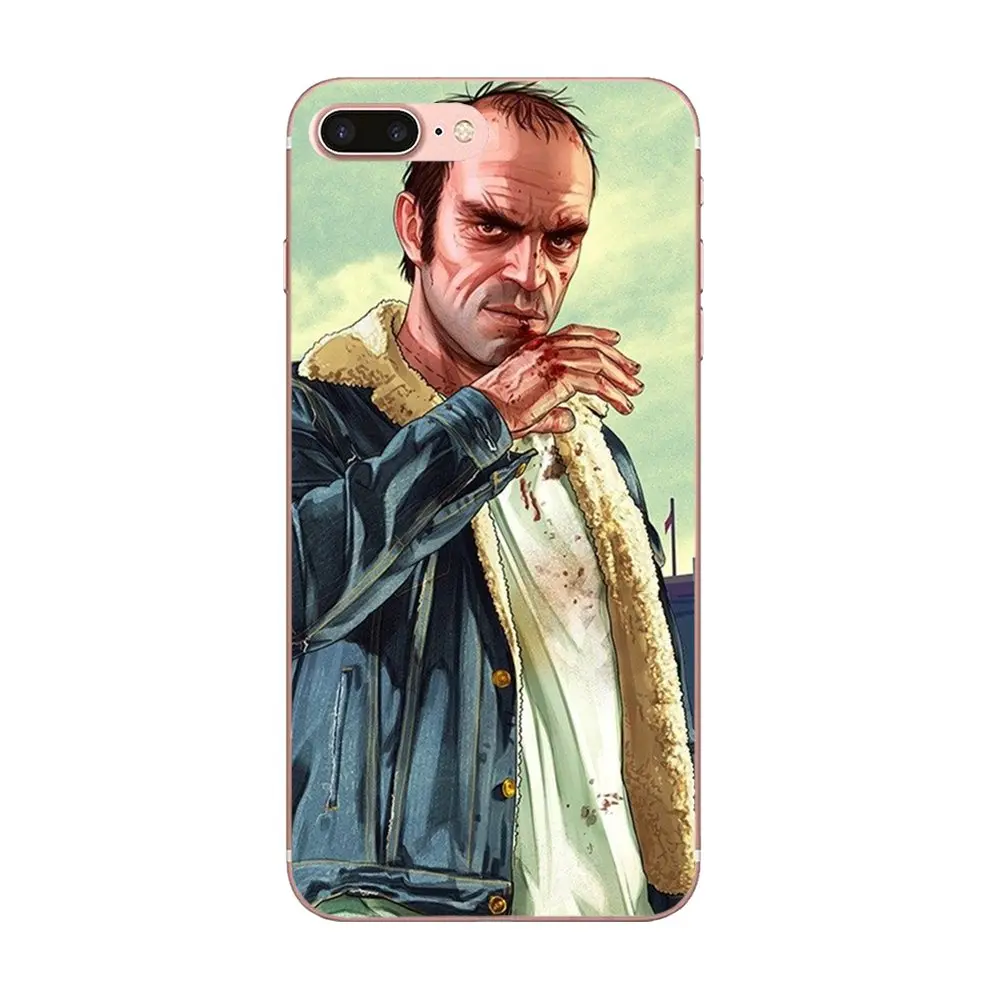 Для Samsung Galaxy Note 5 8 9 S3 S4 S5 S6 S7 S8 S9 S10 mini Edge Plus Lite мягкий чехол San Andreas Gta Grand Theft