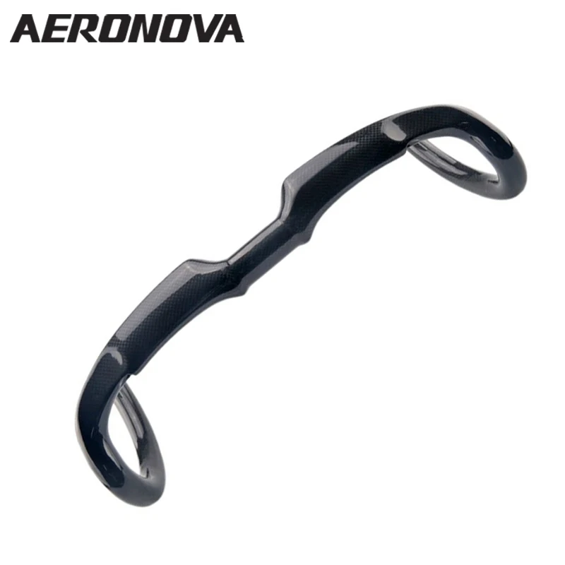 Carbon Handlebar Road Bike Bent Bar 31.8mm AERONOV...