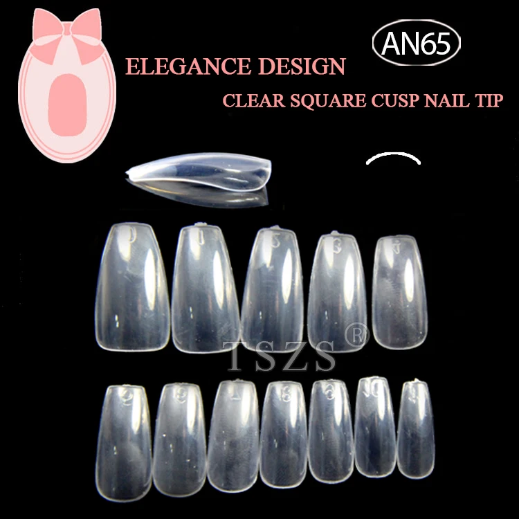 1 шт. накладные ногти в форме балерины 500 шт.|design false nails|false nailsdesigner nail tips |