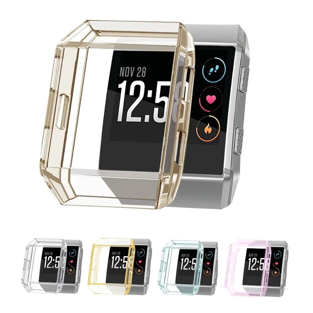 Mollytime Compatible Fitbit Inspire HR Screen Protector Case, All