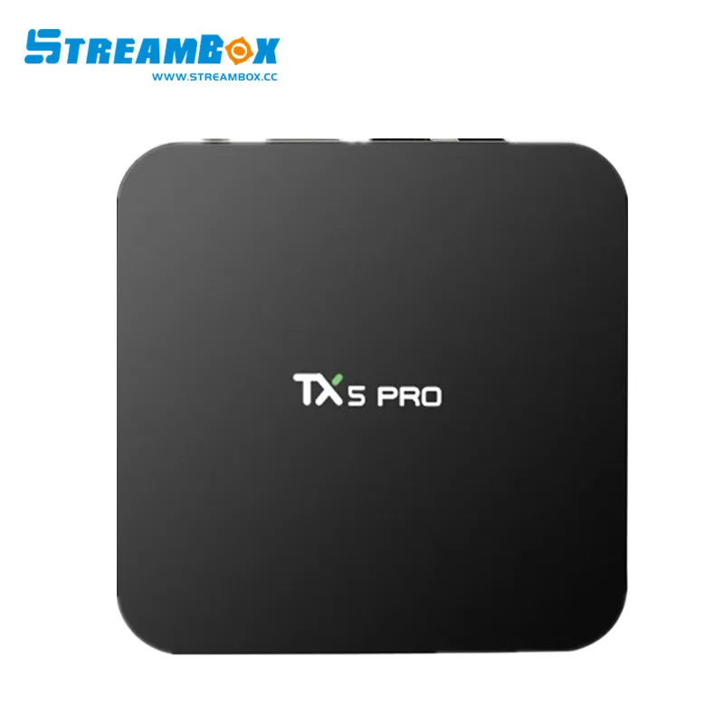 

Android TV Box TX5 Pro H.265 Quad Core Amlogic S905X Android 6.0 Smart Bluetooth 4.0 include 1 year iptv subscription