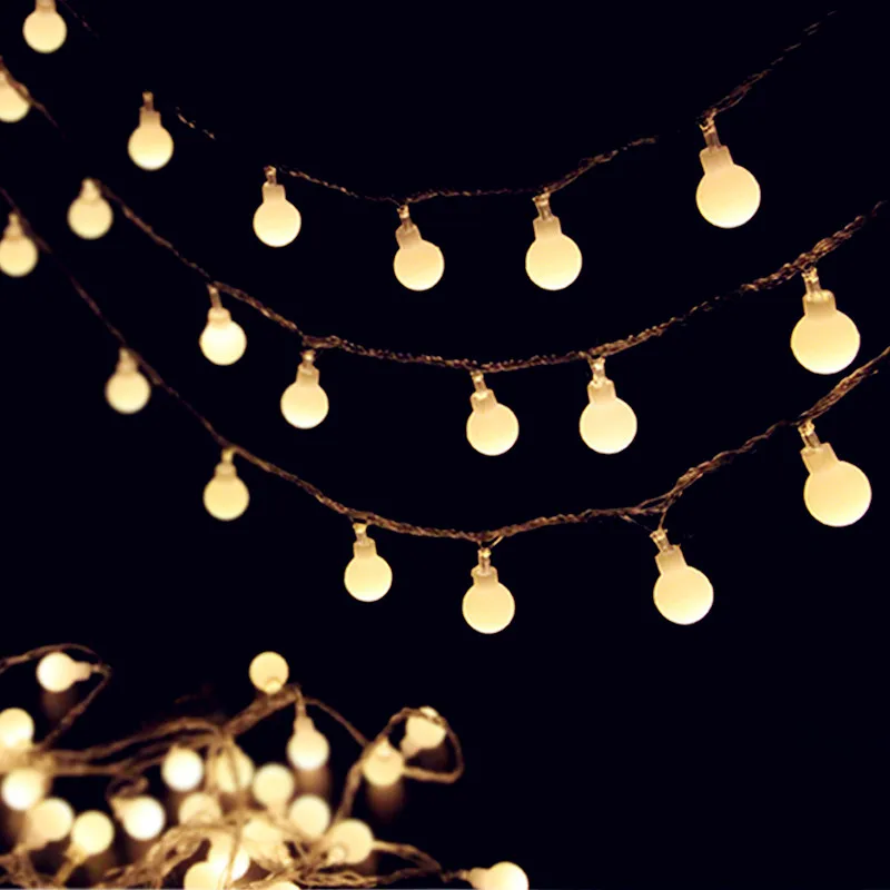Праздничный светильник на цепочке, светодиодный светильник на цепочке, 3 м, 6 м, USB лампа, лампа, светильник на цепочке, водонепроницаемая гирлянда для улицы, свадьбы, Рождества, светодиодный светильник