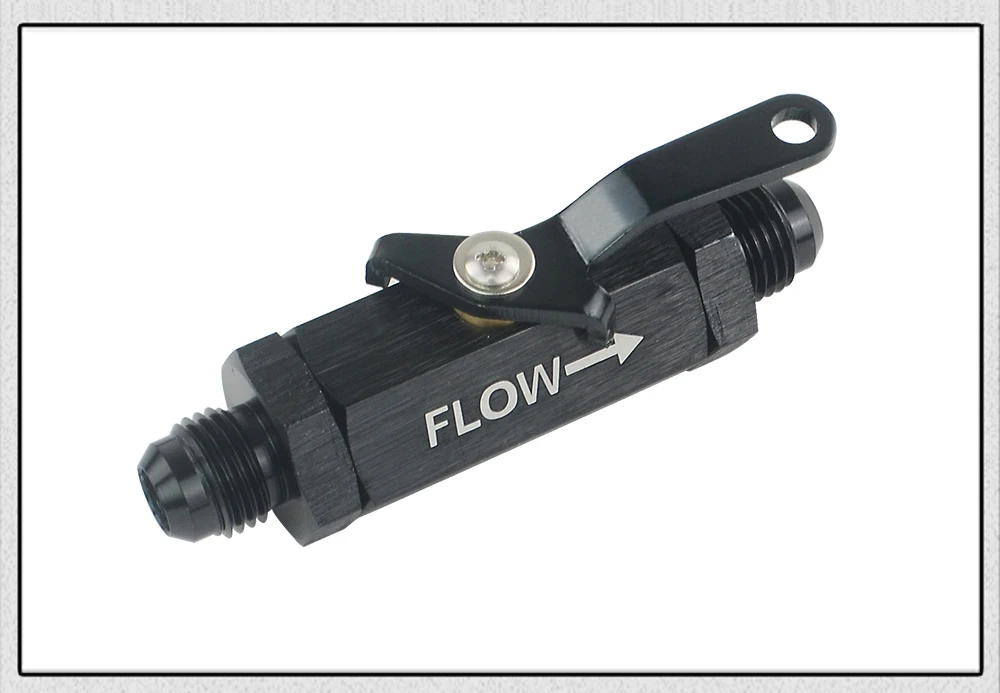 PQY-AN6 6AN алюминиевый Встроенный топливный фильтр запорный клапан отрезать w/кабель рычаг черный 1 шт. PQY-FSV06