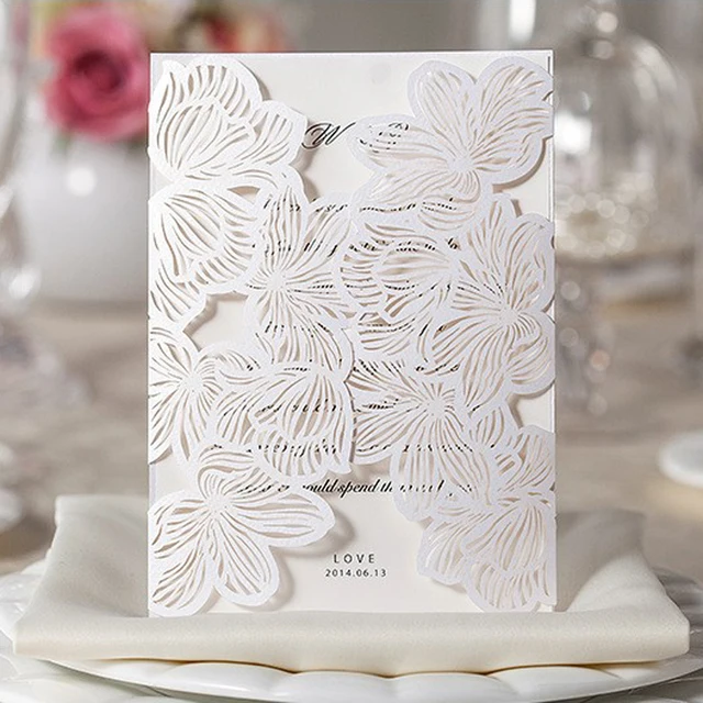 50 pieces lot free customized printing best quality invitations free customized invitations