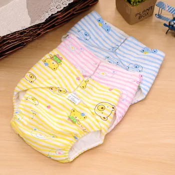

Breathable Baby Nappies Cloth Diaper Cover Waterproof Cartoon Bebe Nappies Baby Diapers Reusable Cloth Nappy Suit Paper Diaper