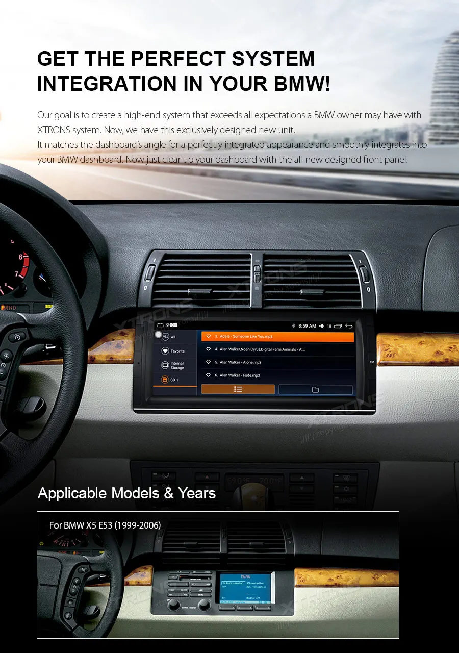Best 10.25" Octa-Core 1.5GHz CPU Android 8.0 Oreo OS Car Multimedia GPS Radio for BMW X5 E53 1999 2000 2001 2002 2003 2004 2005 2006 3
