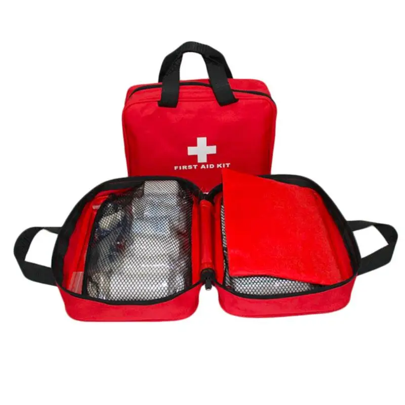 Portátil Promoción de Kit de primeros auxilios de emergencia médica bolsa impermeable coche bolsa de viaje al aire libre kit de supervivencia bolsa vacía