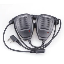 5 шт. портативной рации Baofeng Динамик MIC для r Kenwood TYT Pofung ручной UV5r UV-82 Bf-888s Bf 888 S UV-5R аксессуары микрофон