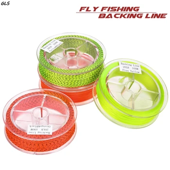 

4 color Fishing Line Flying Fishing Backing Line 100m Nylon 20-30 LB Pull Force Spare Wire Fish Gear Pesca