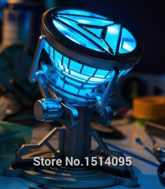 

Toys Legend 1:1 scale Iron Man Arc Reactor with LED Light Iron Man 3 PVC Action Figure Toy IM006