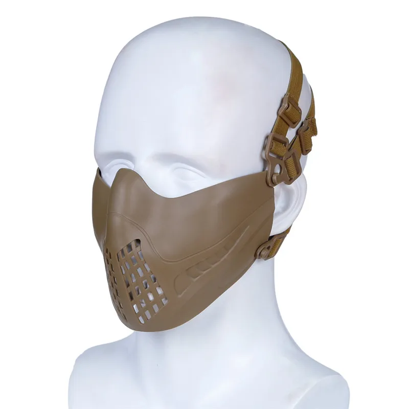 1 шт. повязка Системы Открытый тактический свободно дышать маска пилота военные защитная маска для Охота Стрельба Пейнтбол