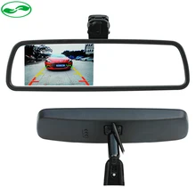 Envío Libre, nuevo 4.3 “TFT-LCD Monitor Del Espejo Retrovisor Del Coche Especial con el Soporte Original, Vídeo Del Coche Ayuda Del Estacionamiento Del Monitor