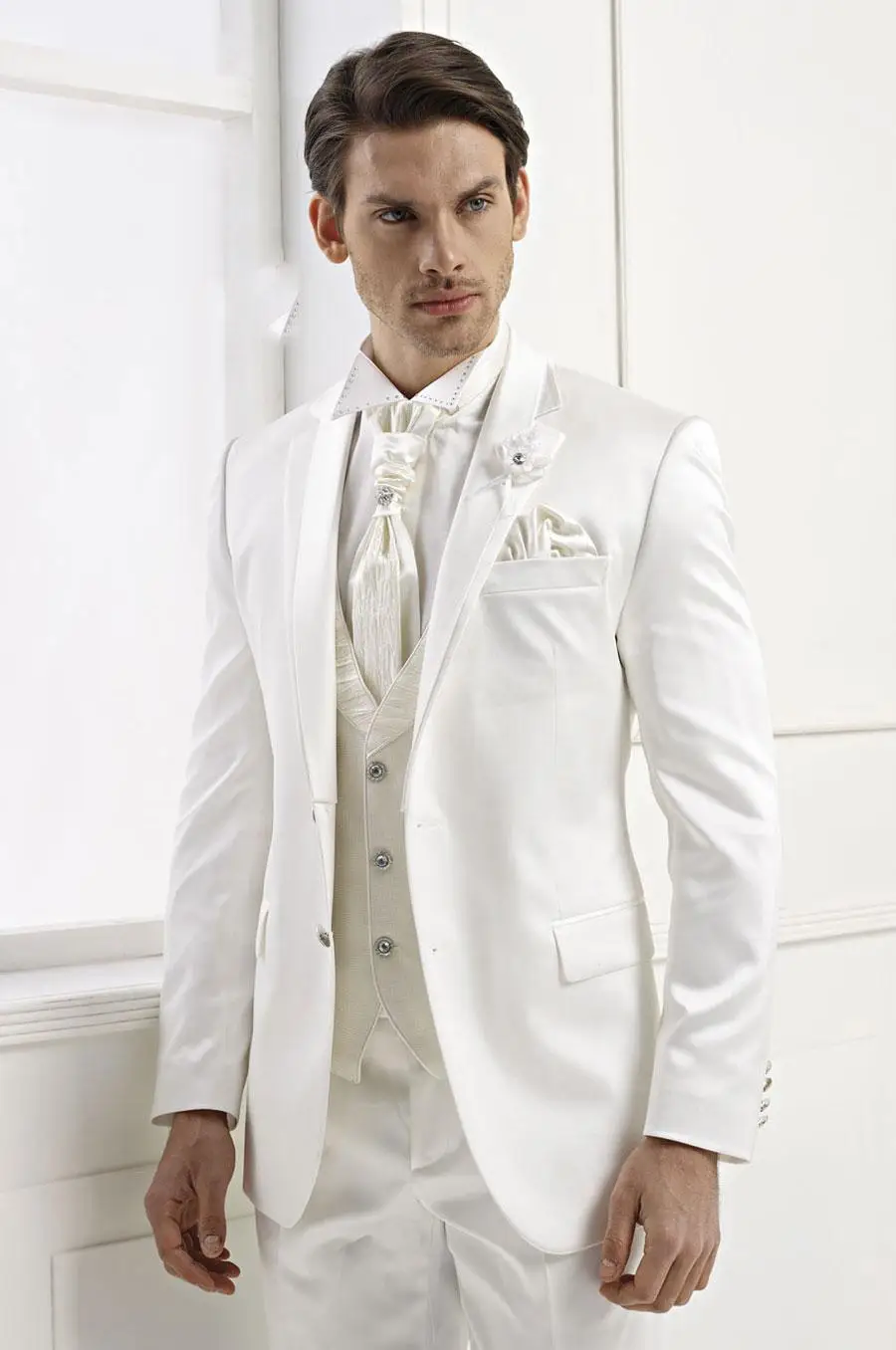 High Quality White Wedding Suit for Men-Buy Cheap White Wedding ...