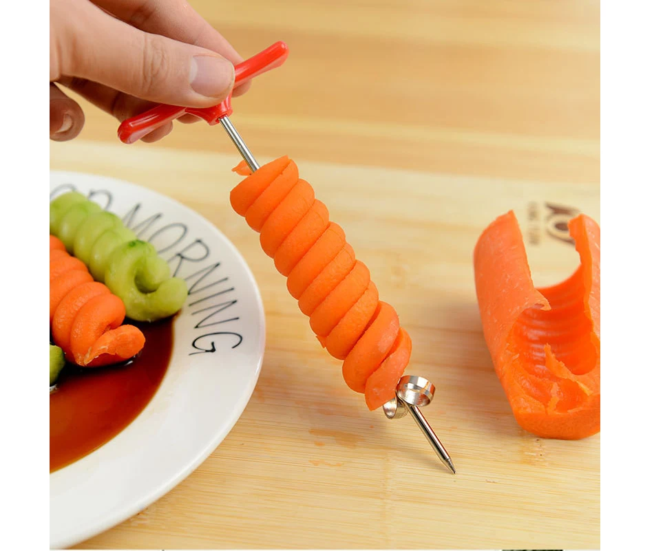 Струменти Rullo A Spirale Affettatrice Manuale Ravanello Patata di Verdure A Spirale Cutter Accessori Per la Cucina Frutta Strum