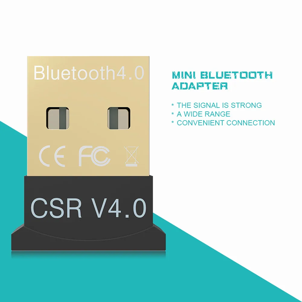 Mini USB Bluetooth V 4,0 Двойной режим Sem Fio Adaptador Dongle Bluetooth CSR 4,0 USB 2,0/3,0 для оконные рамы 10 8 XP Win 7 Vista 32/64