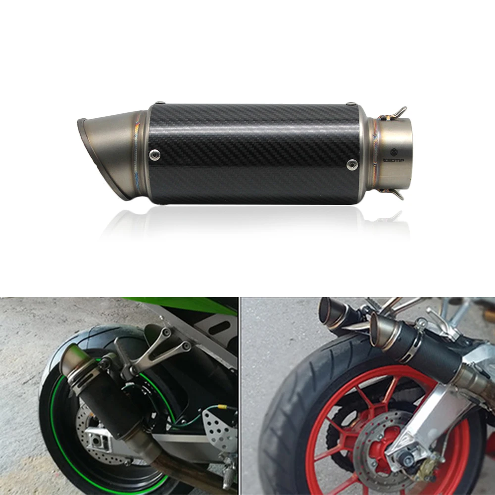 Выхлопная труба для мотоцикла ZSDTRP глушитель SC KAWASAKI ER6N BMW S1000RR нержавеющая сталь