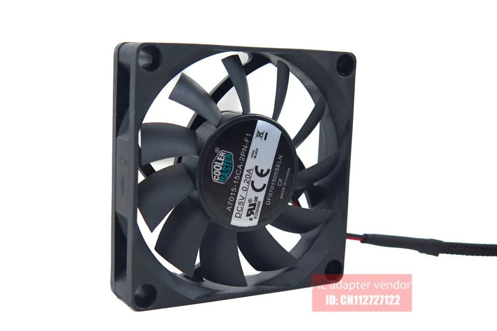 Новый Cooler Master 7 см малошумный вентилятор охлаждения 7015 A7015-15CA-2PN-F1