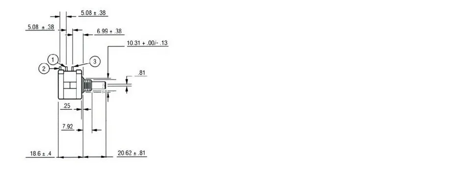 3590S-2-103L 3590S 1K 2K 5K 10K 20K 50K 100K Ом прецизионный многооборотный поте