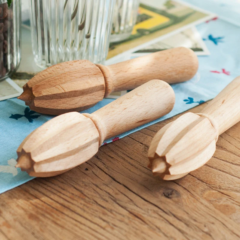 Solid Wood Lemon Reamer Mini Wooden Lime Squeezer Juicer Orange Citrus Fruits Extractor Reamer Wooden Utensils Kitchen Gadgets (1)