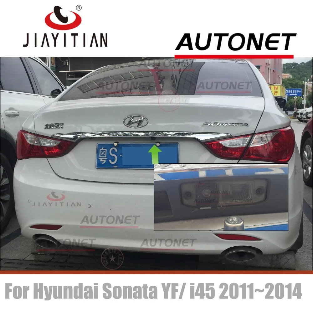 JIAYITIAN камера заднего вида для hyundai Sonata YF/i45 2011~ CCD ночного видения резервная система парковки номерного знака