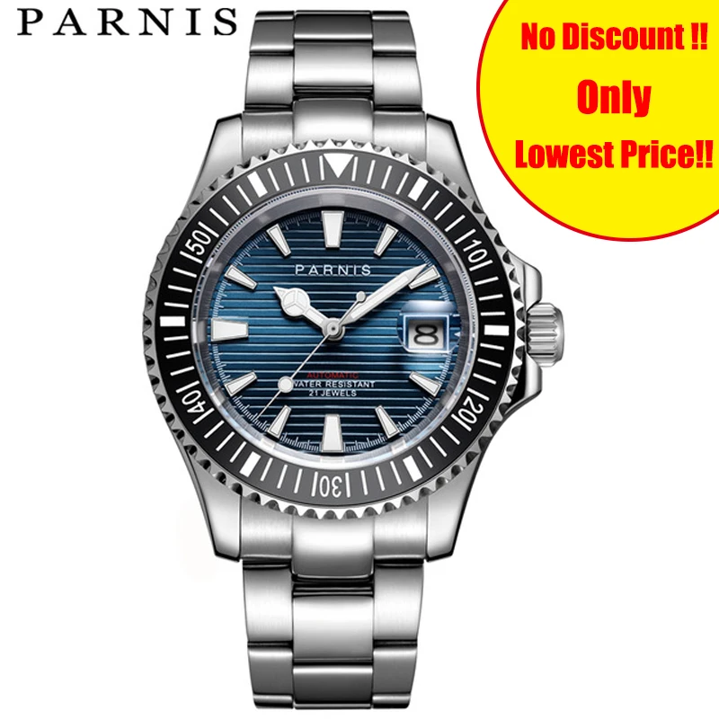 Parnis التلقائي الميكانيكية ووتش الرجال 2019 جديد الرجال المعصم الساعات للماء 5bar الياقوت كريستال المعادن حزام erkek كول الساعاتي Parnis التلقائي الميكانيكية ووتش الرجال 2019 جديد الرجال المعصم الساعات للماء 5bar الياقوت كريستال المعادن حزام erkek كول الساعاتي