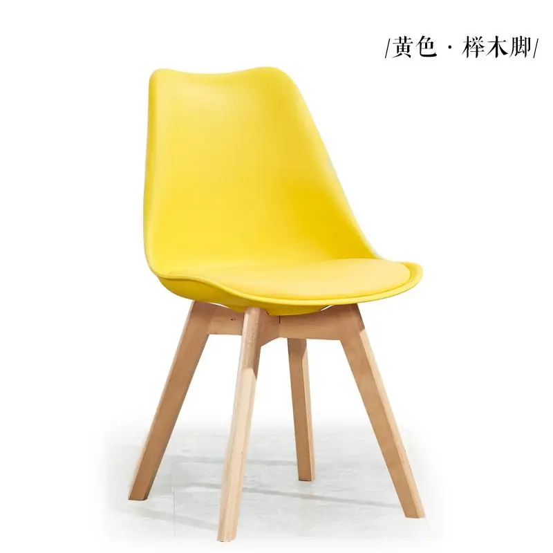 Северный стул, деревянный стол для переговоров и стул, современный простой тканевый художественный задний сетчатый красный стул INS - Цвет: style 4