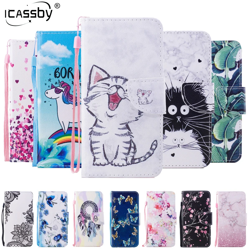 sFor Samsung Galaxy J4 2018 Case Plus Flip Wallet Leather Phone For J415F J 4 J4Plus | Мобильные телефоны и аксессуары