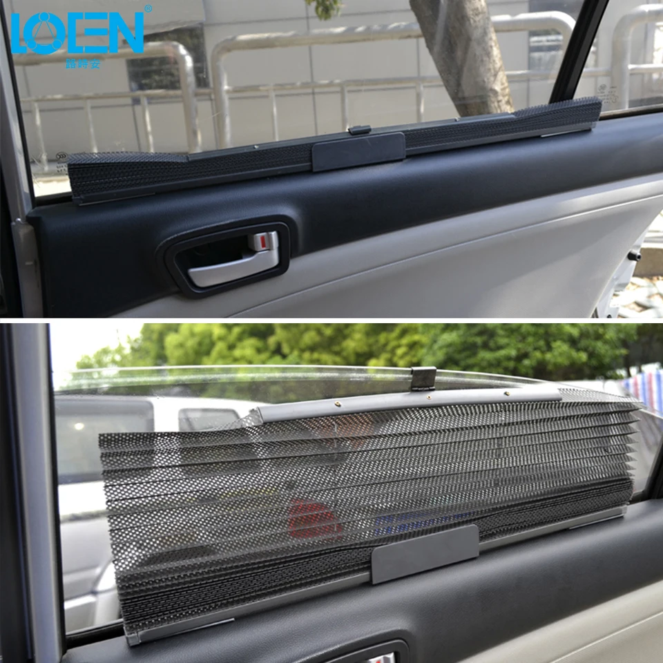 1pcs Car Side Sunshade Curtain Mesh Visor Shield Retractable Sun Shade Side Window Solar Protection hide outside sight Window 1pcs Car Side Sunshade Curtain Mesh Visor Shield Retractable Sun Shade Side Window Solar Protection hide outside sight Window