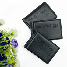 1 шт. 20 карт держатель горизонтальный кредитное имя Бизнес ID держатель для карт Карманный чехол держатель для хранения канцелярские принадлежности для офиса