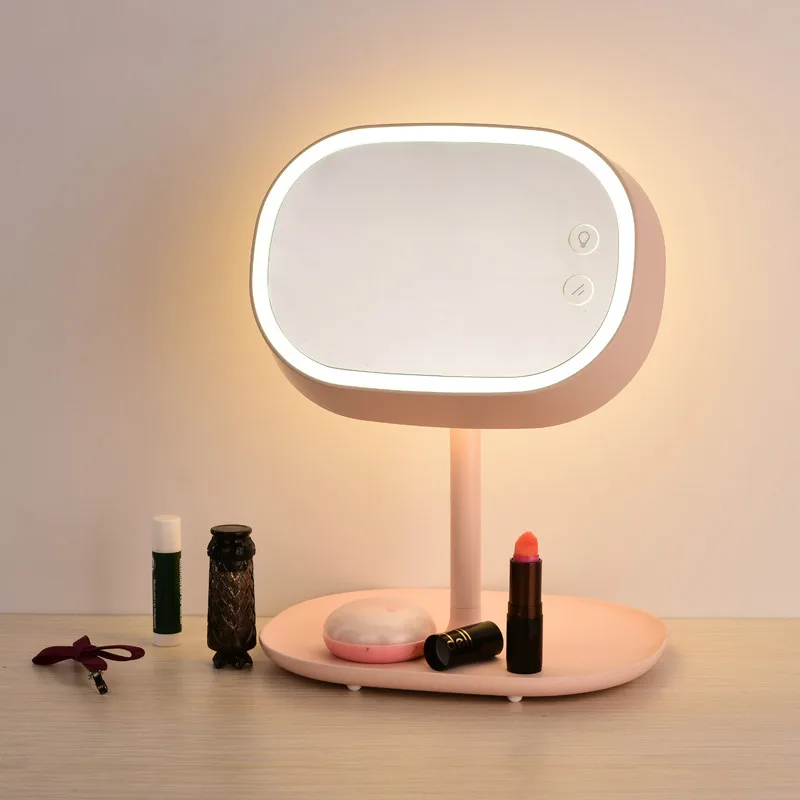 

Modern Simple Rotatable Mirror Led Table Lamp Creative Bedroom Led Table Light Table Lights Novelty Led Table Lighting Fixtures