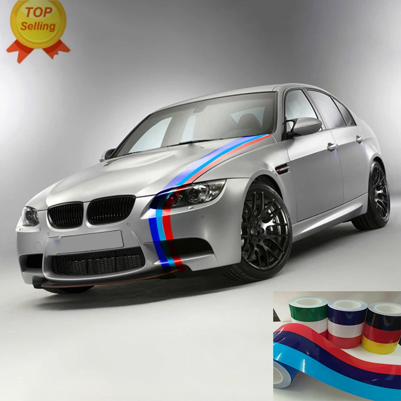 Гоночный автомобиль в полоску Стикеры наклейки аксессуары для BMW X5 X3 X6 E46 E39 E38 E90 E60