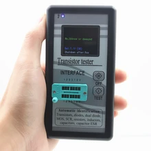 Multi-purpose Transistor Tester 128*160 Diode Thyristor Capacitance Resistor Inductance MOSFET ESR LCR Meter TFT Color Display