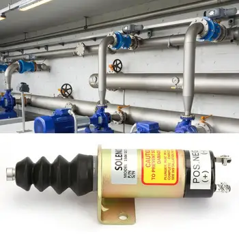 

12V Steel Housing Engine Shut off Stop Solenoid Replacement Kit 1504-12C2U1B1S1 Shut off Solenoid
