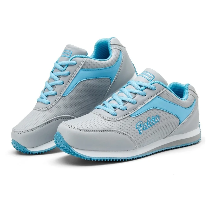 

Women Soft Sole Training Athletic Shoes Breathable Lightweight Damping Shoes Ladies Lace Up Gym Jogging Sneakers #B2166