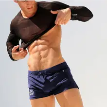 Для мужчин бренд AQUX летние купальники мужские пляжные плавки для серфинга спортивные костюмы Мужские Шорты для купания пикантные Для мужчин боксеры для плавания пляжные шорты