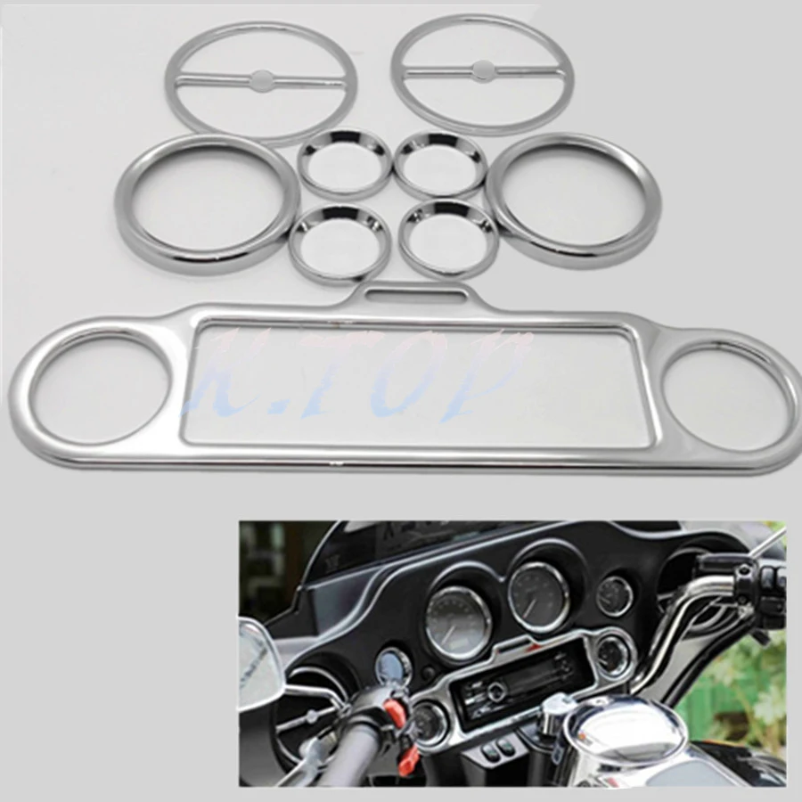 Chrome Stereo Accent+Speedometer+Speaker Gauges Ornamental decorating