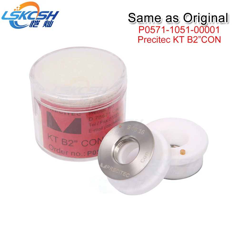 

LSKCSH same quality as original Precitec ceramic/nozzle holder KT B2 CON P0571-1051-00001 for Precitec fiber laser cutting head