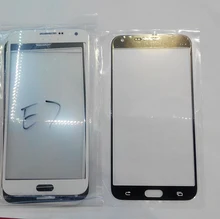 Brand New 10pcs/lot For Samsung Galaxy E7 E7000 Front Glass Outer Lens Glass Replacement Blue White Color Free Shipping