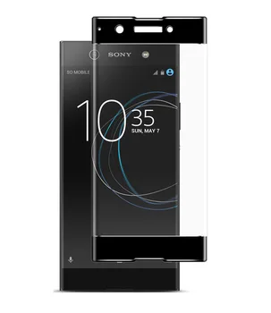 

9H 3D Curved Full Screen Premium Tempered Glass For Sony Xperia XA1 Full Coverage Glass Screen Protector 50pcs/lot