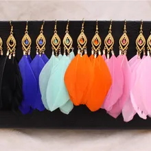 Oorbellen длинные дизайнерские серьги "Ловцы снов" для женщин, богемные серьги с перьями, ювелирные изделия, роскошные украшения, кулон