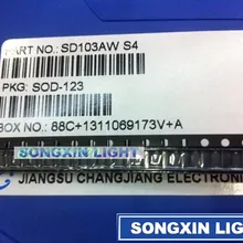 3000 шт. SD103AW диоды с барьером Шоттки 40v 350mA/0.35A 600mV/0,6 V SOD-123/1206 Маркировка M5 низкое прямое напряжение