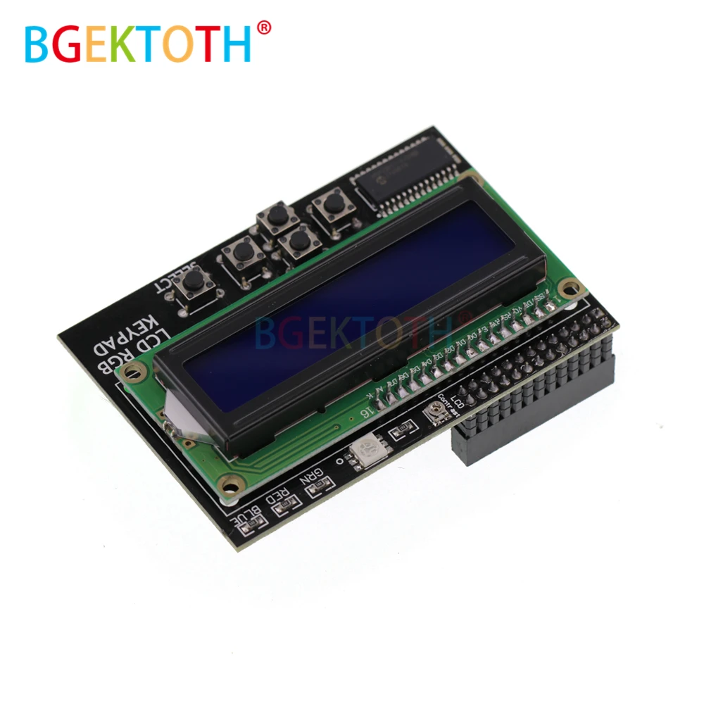 

I2C IIC Interface RGB LED Screen LCD 1602 + Keypad for Raspberry Pi