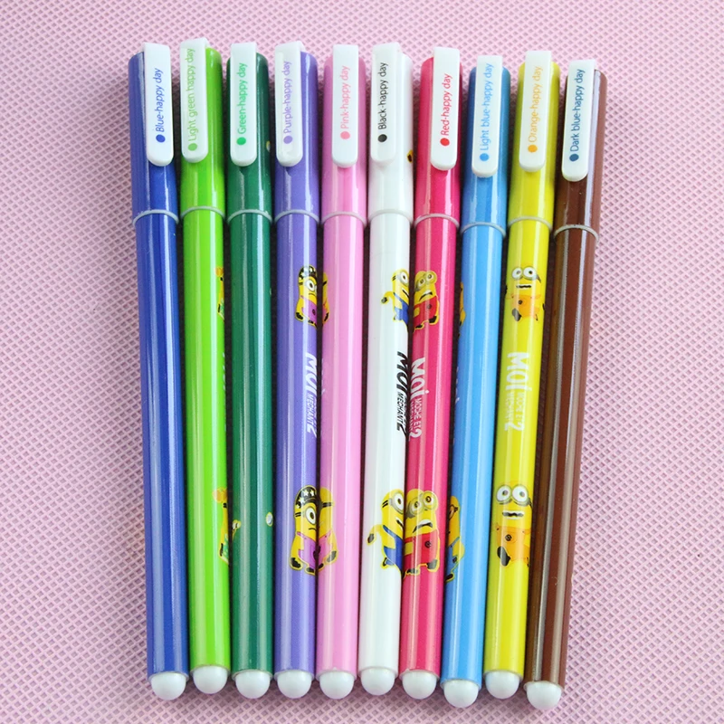 Ten Beautiful Coloured Gel Pens-3