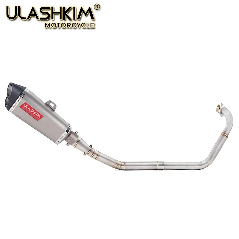 

Motorcycle Full Exhaust Escape System Modifed Middle Link Pipe Slip On For yamaha YZF-R15 R5 MT-15 MT 15 125 2008-2017