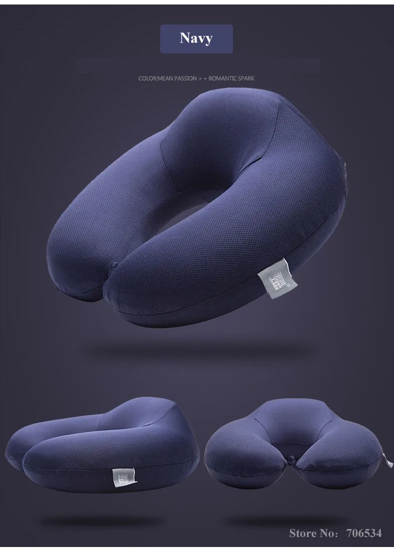 Глаза Птицы ткань U Стиль подушка шеи дышащая анти-клещ автомобиль Neckpillow синий коричневый красный